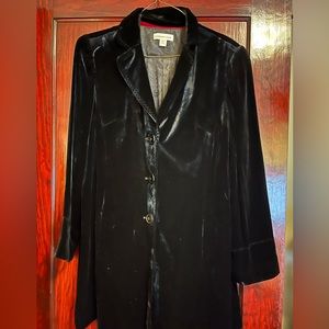 Coldwater Creek velvet jacket